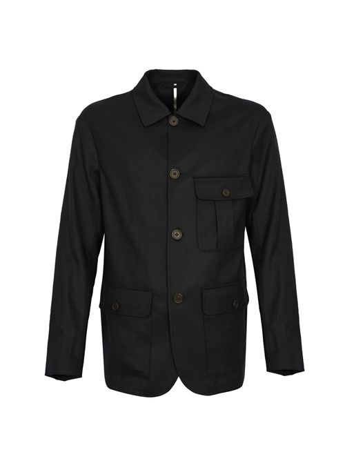Giacca camicia in twill di lana EMPORIO ARMANI | EM003296 AF18507UB118